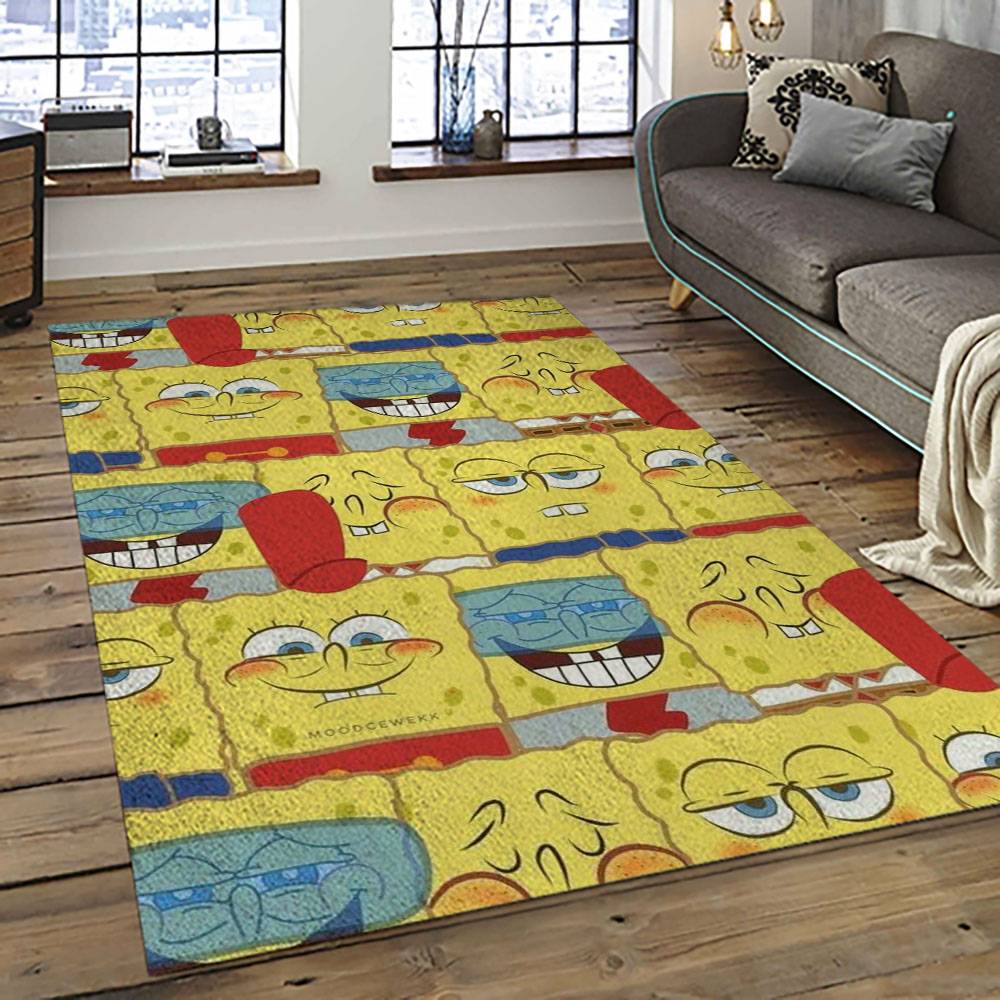 SpongeBob SquarePants Cartoon TV Show Retangle Carpet Area Rug Home Decor Best Gift For Family SSP10