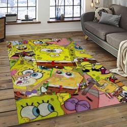 SpongeBob SquarePants Cartoon TV Show Retangle Carpet Area Rug Home Decor Best Gift For Family SSP15