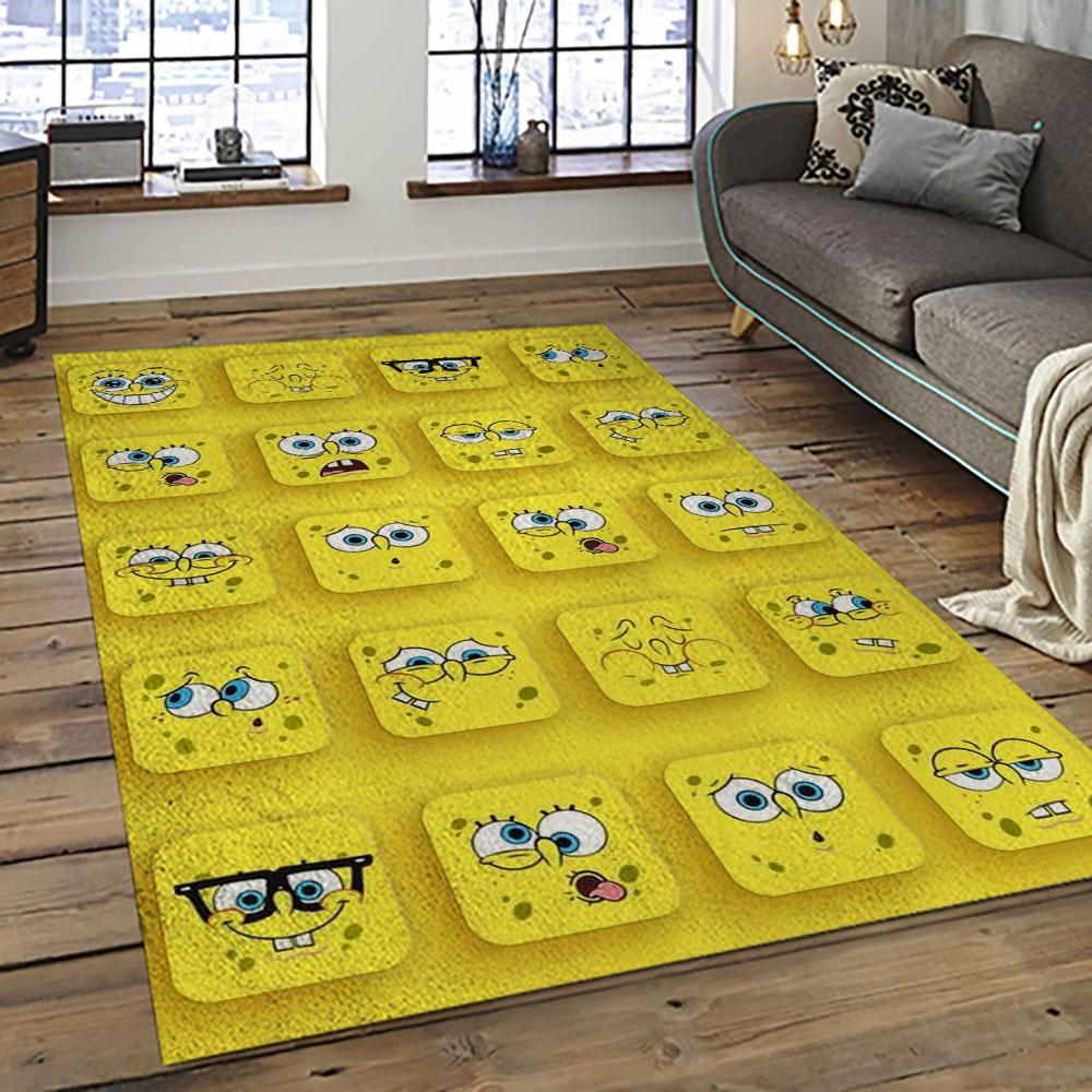 SpongeBob SquarePants Cartoon TV Show Retangle Carpet Area Rug Home Decor Best Gift For Family SSP18