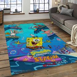 SpongeBob SquarePants Cartoon TV Show Retangle Carpet Area Rug Home Decor Best Gift For Family SSP30