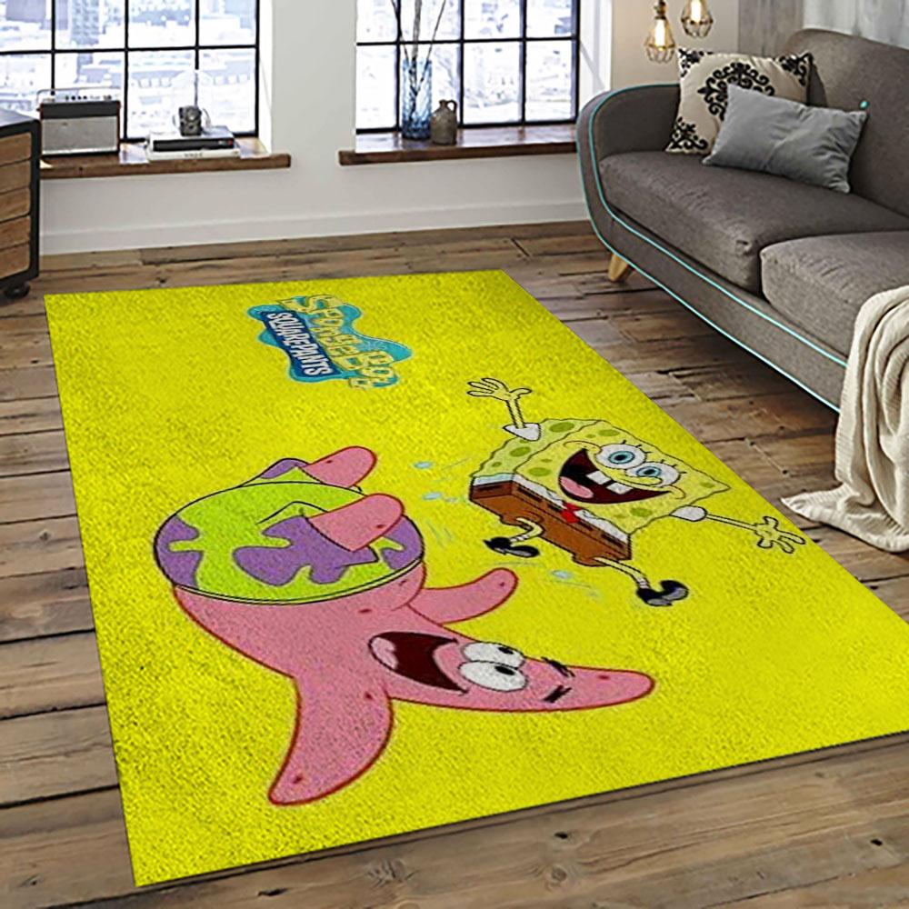 SpongeBob SquarePants Cartoon TV Show Retangle Carpet Area Rug Home Decor Best Gift For Family SSP39