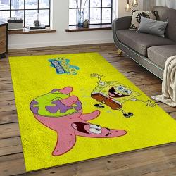 SpongeBob SquarePants Cartoon TV Show Retangle Carpet Area Rug Home Decor Best Gift For Family SSP39