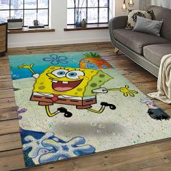 SpongeBob SquarePants Cartoon TV Show Retangle Carpet Area Rug Home Decor Best Gift For Family SSP45