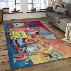 SpongeBob SquarePants Cartoon TV Show Retangle Carpet Area Rug Home Decor Best Gift For Family SSP46