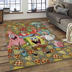 SpongeBob SquarePants Cartoon TV Show Retangle Carpet Area Rug Home Decor Best Gift For Family SSP8