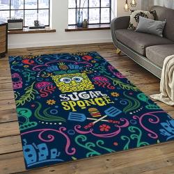 SpongeBob SquarePants Cartoon TV Show Retangle Carpet Area Rug Home Decor Best Gift For Family SSP9