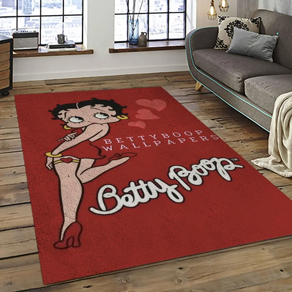 The Best of Betty Boop Cartoon Character Carpet Area Rug Home Decor Gift Best Present For Friends BOBB13