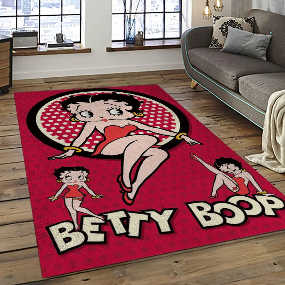 The Best of Betty Boop Cartoon Character Carpet Area Rug Home Decor Gift Best Present For Friends BOBB3