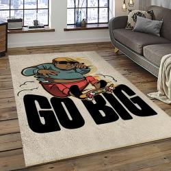 The Notorious B.I.G. Rapper Hiphop Music Rap Carpet Area Rug Home Decor Gift For Fans Gift For Friends BIG3