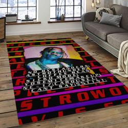 Travis Scott Rapper Hiphop Music Retangle Carpet Area Rug Home Decor Best Gift For Fan And Friends TST14