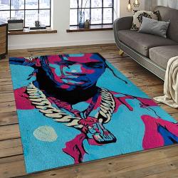 Travis Scott Rapper Hiphop Music Retangle Carpet Area Rug Home Decor Best Gift For Fan And Friends TST34