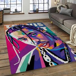 Travis Scott Rapper Hiphop Music Retangle Carpet Area Rug Home Decor Best Gift For Fan And Friends TST38