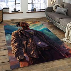 Travis Scott Rapper Hiphop Music Retangle Carpet Area Rug Home Decor Best Gift For Fan And Friends TST43