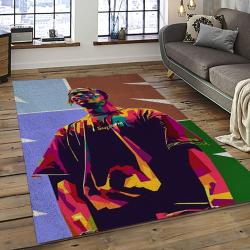 Travis Scott Rapper Hiphop Music Retangle Carpet Area Rug Home Decor Best Gift For Fan And Friends TST49