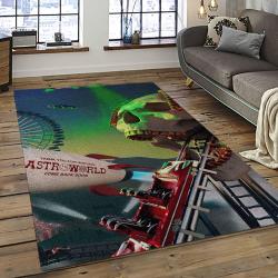 Travis Scott Rapper Hiphop Music Retangle Carpet Area Rug Home Decor Best Gift For Fan And Friends TST5