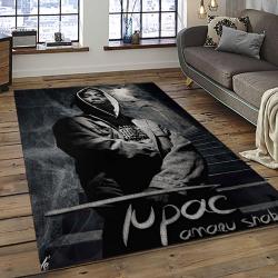 Tupac Shakur Rapper Hiphop Music Rap Carpet Area Rug Home Decor Gift For Fans Gift For Friends TS22