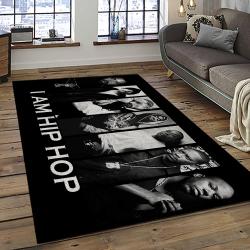 Tupac Shakur Rapper Hiphop Music Rap Carpet Area Rug Home Decor Gift For Fans Gift For Friends TS4