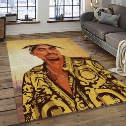 Tupac Shakur Rapper Hiphop Music Rap Carpet Area Rug Home Decor Gift For Fans Gift For Friends TS41