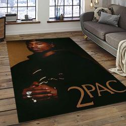 Tupac Shakur Rapper Hiphop Music Rap Carpet Area Rug Home Decor Gift For Fans Gift For Friends TS53