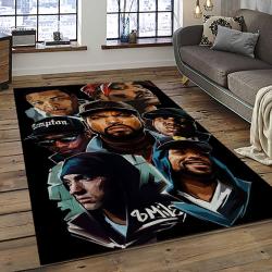 Tupac Shakur Rapper Hiphop Music Rap Carpet Area Rug Home Decor Gift For Fans Gift For Friends TS54