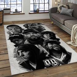 Tupac Shakur Rapper Hiphop Music Rap Carpet Area Rug Home Decor Gift For Fans Gift For Friends TS56