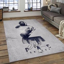 Tupac Shakur Rapper Hiphop Music Rap Carpet Area Rug Home Decor Gift For Fans Gift For Friends TS58