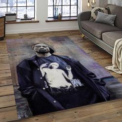 Tupac Shakur Rapper Hiphop Music Rap Carpet Area Rug Home Decor Gift For Fans Gift For Friends TS7