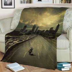 The Walking Dead Fleece Throw Blanket Meaningful Gift For Halloween Christmas