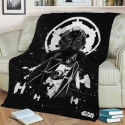 Tie Fighter Pilot Fleece Throw Blanket Meaningful Gift For Halloween Christmas