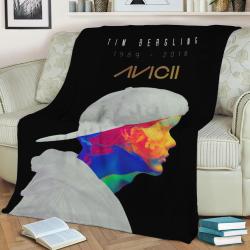 Avicii Fleece Throw Blanket Meaningful Gift For Halloween Christmas