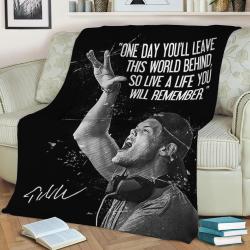 Avicii Fleece Throw Blanket Meaningful Gift For Halloween Christmas