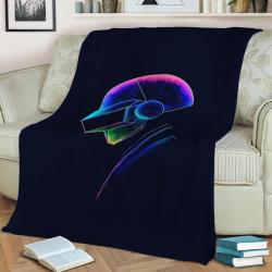 Daft Punk Fleece Throw Blanket Meaningful Gift For Halloween Christmas
