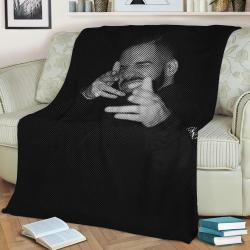 Drake Fleece Throw Blanket Meaningful Gift For Halloween Christmas