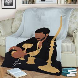 Drake Fleece Throw Blanket Meaningful Gift For Halloween Christmas