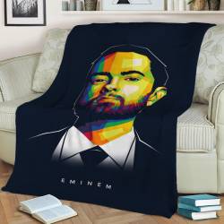 Eminem Fleece Throw Blanket Meaningful Gift For Halloween Christmas