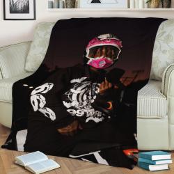 Juice World Fleece Throw Blanket Meaningful Gift For Halloween Christmas