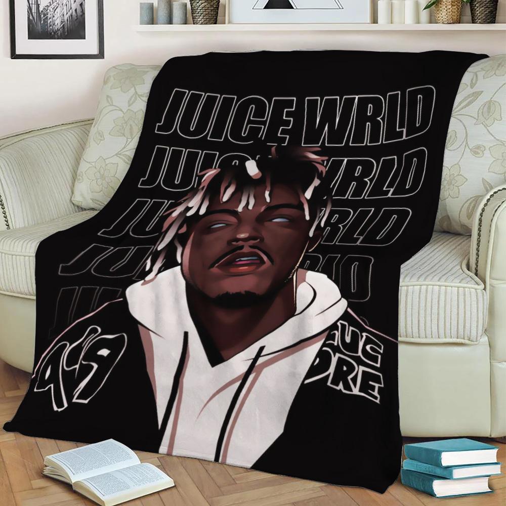 Juice Wrld 999 Fleece Throw Blanket Meaningful Gift For Halloween Christmas