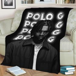 Polo G Fleece Throw Blanket Meaningful Gift For Halloween Christmas