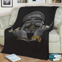 Post Malone Fleece Throw Blanket Meaningful Gift For Halloween Christmas