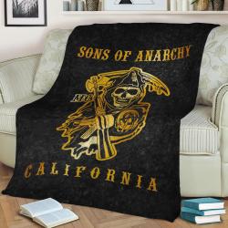 Sons Of Anarchy Fleece Throw Blanket Meaningful Gift For Halloween Christmas