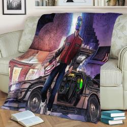 Back To The Future Fleece Throw Blanket Meaningful Gift For Halloween Christmas