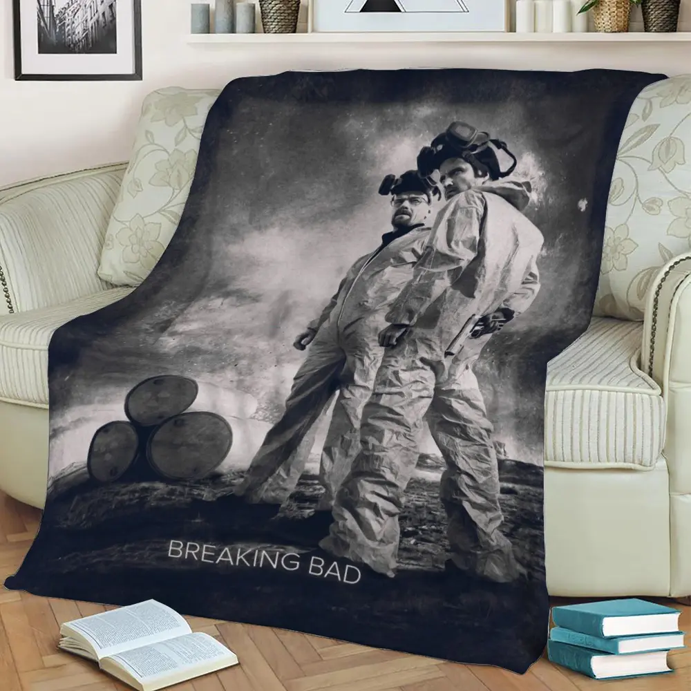Breaking Bad Fleece Throw Blanket Meaningful Gift For Halloween Christmas