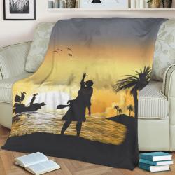 One Piece Fleece Throw Blanket Meaningful Gift For Halloween Christmas