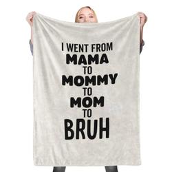 I Went From Mama To Mommy Fleece Throw Blanket Meaningful Gift For Halloween Christmas