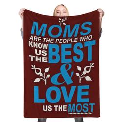 To Mom Fleece Throw Blanket Meaningful Gift For Halloween Christmas