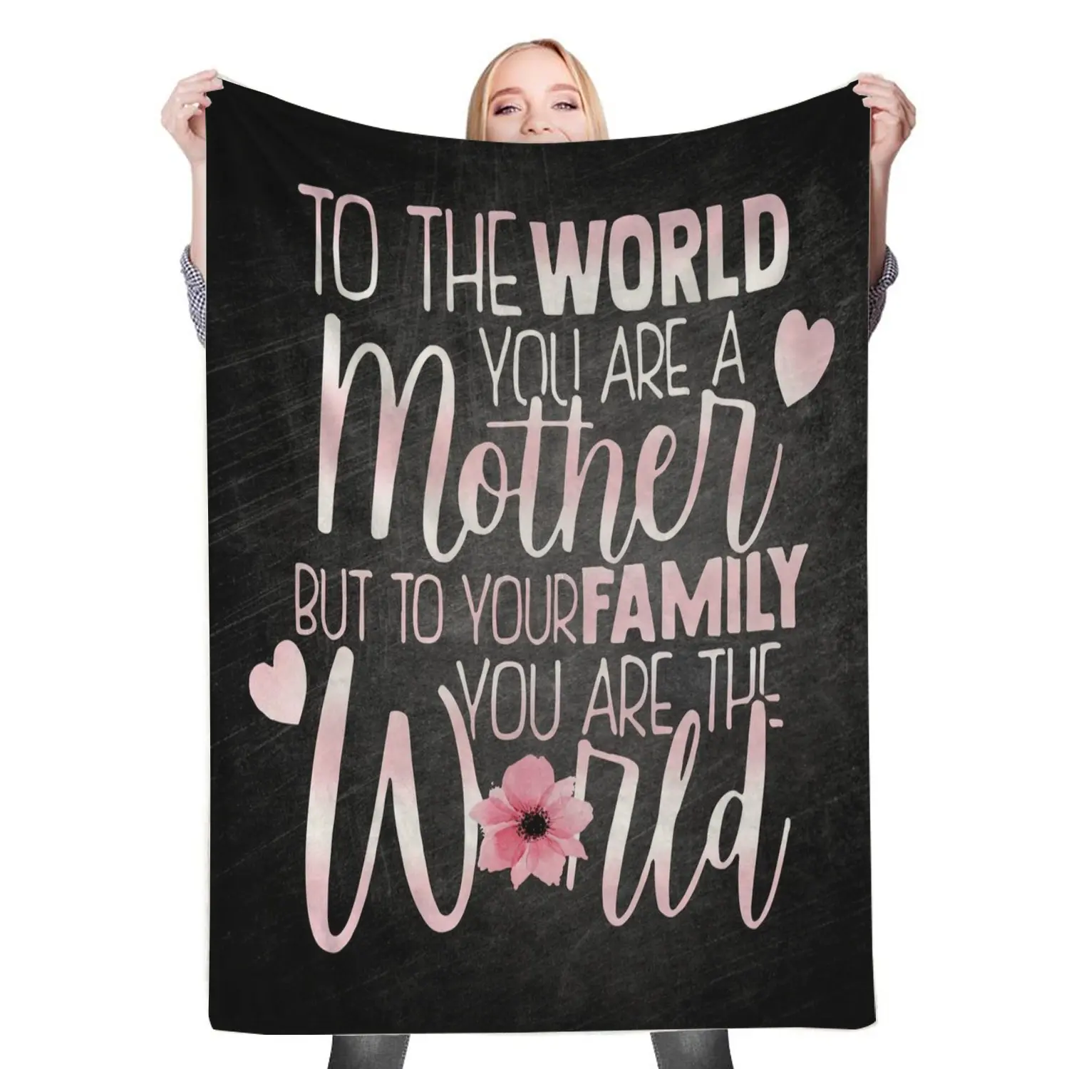 To My Mom Son Fleece Throw Blanket Meaningful Gift For Halloween Christmas