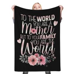 To My Mom My Mom Dadfleece Throw Blanket Meaningful Gift For Christmas