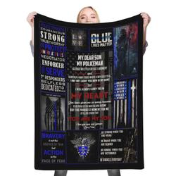 To My Son Fleece Throw Blanket Meaningful Gift For Christmas Son Daughter