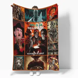 This Is My Horror Movie Watching Blanket | Fleece Blanket | Birthday Gifts | Halloween Gifts