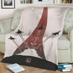 Ace Combat Fleece Throw Blanket Meaningful Gift For Halloween Christmas